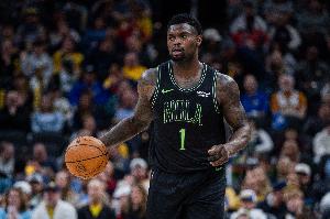 提不起兴趣？锡安半场仅3次出手拿到7分 另有1板3助1断&罚球4中3