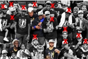 时过境迁！22年勇士夺冠阵容现今只剩4人：库里 追梦 穆迪 小佩顿