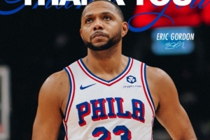 76人官宣埃里克·戈登离队 并向这位老将致谢