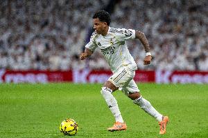 记者：罗德里戈周四未参加皇马合练 阿诺德和门迪有望周末出场