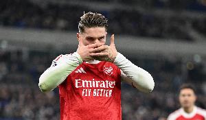 约克雷斯本赛季为阿森纳在英超进7球，其中5球是面对升班马打进